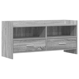 vidaXL Mueble De Tv 100 X 33 X 47 Cm Sonoma Gris Madera De Ingenier&iacute;a Vidaxl