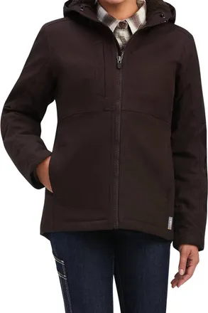Ariat Rebar Duracanvas Insulated Jacket In Mole