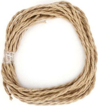 OEM Cable El&eacute;ctrico Trenzado De Cuerda De C&aacute;&ntilde;amo Vintage Eosnow, Accesorios Para L&aacute;mparas De Ara&ntilde;a Diy, 5 Metros