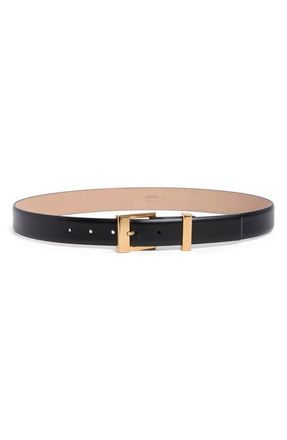 Khaite Manhattan Belt in Black/Gold at Nordstrom, Size 100