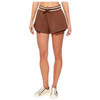 A|X Armani Exchange Mujer, Pantalones cortos, Marr&oacute;n, Talla: M