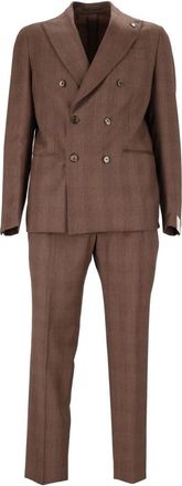 L.B.M. 1911 Drop S Pak - Heren - Business pakken - Rood - L - Kostuums