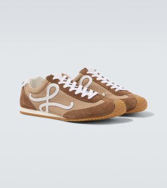 Loewe Ballet Runner 2.0 suede-trimmed sneakers