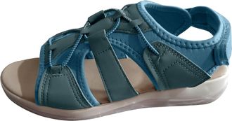 Generic Cocila Shoes For Women Sandals Round -Top Ladies Bottom Soft Toe Beach Comfortable WomenS Blue, 4.5 Womens Navy Blue Brown Walking Size 6 Hiking Outdo