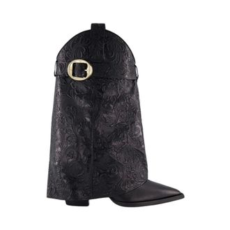 Toral Shoes Cowboy Boots, female, Black, Size: 11 US Womens Folk Style Shoes
