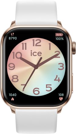 Ice Watch Ice Watch Ice Smart 2.0 - Rose Gold Unisexs White 022537 Silicone - One Size