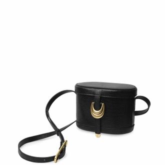 SANCIA Womens Upata Canteen Bag In Black Lizard