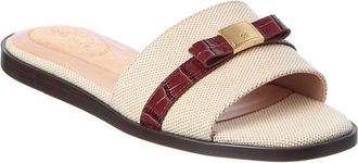 Cole Haan Go-To Emalia Slide Bow Leather Sandal