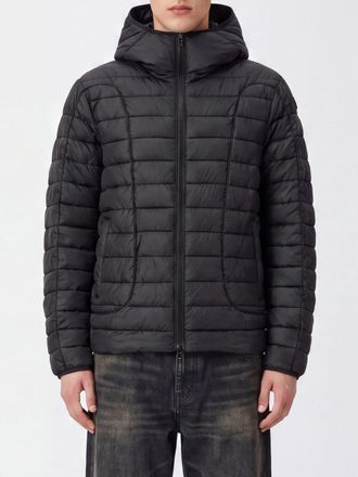 Diesel Piumino corto trapuntato in nylon con cappuccio e chiusura a zip