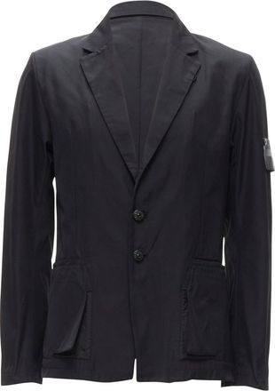 Stone Island shadow project technical nylon logo patch blazer jacket