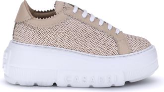 Casadei Womens Nexus Sneakers Spiaggia Rosa-Iconic
