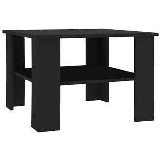 vidaXL Tavolino Da Salotto Nero 60x60x42 Cm In Legno Multistrato - Vidaxl