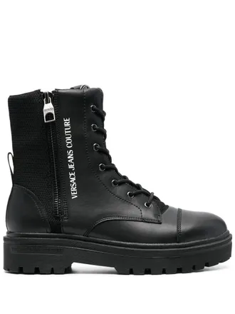 Versace Jeans Couture Stivali in pelle - Nero