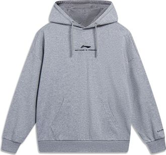 Li-Ning Anything Is Possible Graphic Hoodie Grey AWDT597-3