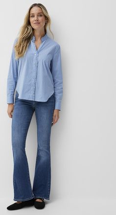 7 For All Mankind Womens Ali medium-indigo stretch jean Fit: Flared leg, mid rise