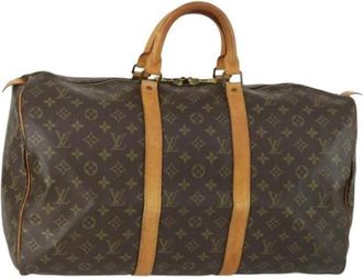 Louis Vuitton Pre-owned Weekend Bags, female, Brown, Size: ONE SIZE Pre-owned Weekend Bag