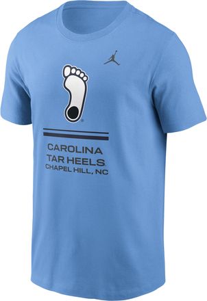 Nike Jordan Mens North Carolina Sideline Jordan Brand Dri-FIT College T-Shirt in Blue | 0JET4EYNCN-ZK0