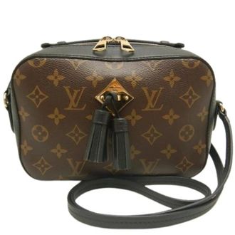 Louis Vuitton Pre-owned Vintage Canvas Schoudertas - Dames - Pre-owned - Bruin - Maat: ONE Size Leer