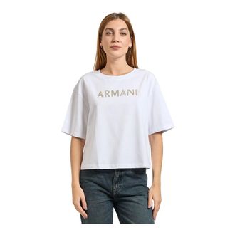 A|X Armani Exchange Tops, Dames, Wit, XL, Witte T-shirts en Polos