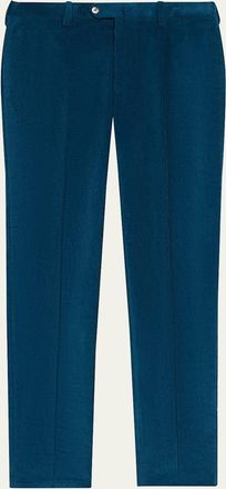 Cesare Attolini Mens Slim Corduroy Flat-Front Pants