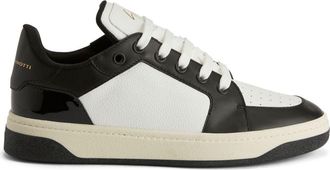 Giuseppe Zanotti GZ94 lace-up low-top sneakers - men - Leather/Rubber/Fabric - 45 - Neutrals