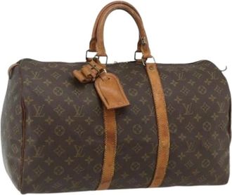Louis Vuitton Pre-owned Weekend Bags, female, Brown, Size: ONE SIZE Pre-owned Boston Bag