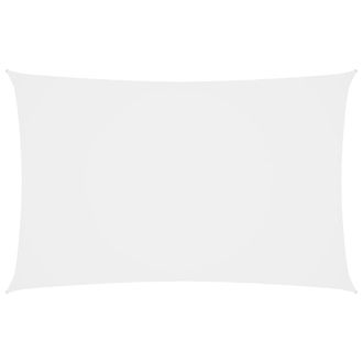 Berkfield Home Sunshade Sail Oxford Fabric Rectangular 4x7 m White