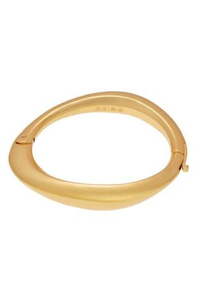 Reiss Sierra Smooth Curve Hinge Bracelet in Gold Tone at Nordstrom