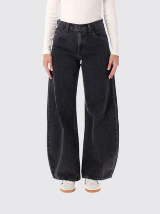 Levi's Jeans baggy a vita alta in denim di cotone a gamba larga