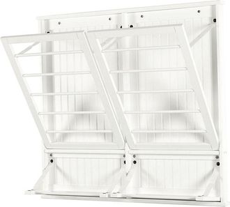 Ballard Designs Beadboard Drying Rack - With Hanging Rail - Ballard Designs