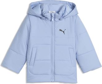 Puma Giacca imbottita con cappuccio Minicats per bimbi ai primi passi, Abbigliamento, Blu, 12-18M