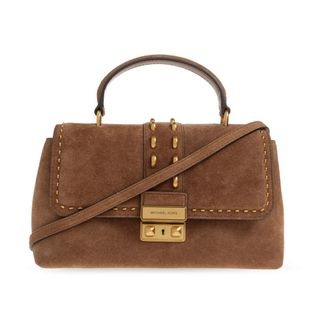Michael Kors Tribeca Handtas - Dames - Handtassen - Bruin - ONE Size - Su&egrave;de - Tassen