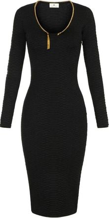 Elisabetta Franchi Abito midi in maglia - - Dresses - Donna - Nero - L
