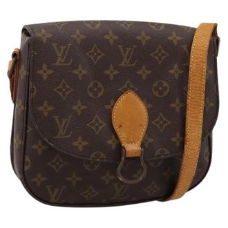 Louis Vuitton Pre-owned Saint Cloud GM Schoudertas - Dames - Pre-owned - Bruin - Maat: ONE Size Leer