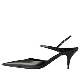 Balenciaga (WMNS) Balenciaga Avenue Bow Slingback Black Silver 865844WBDH51081