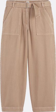 La Redoute Collections Broek met wijde pijpen en riem