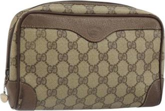 Gucci Pre-owned Clutches, female, Beige, Size: ONE SIZE Pre-owned Vintage Clutch