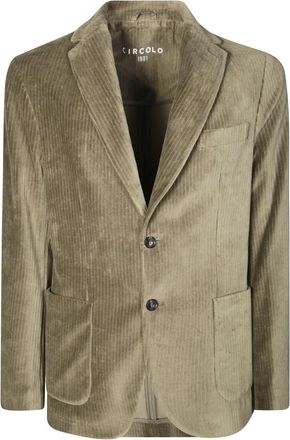 Circolo 1901 Corduroy Blazer - Heren - Blazers - Grijs - XL - Katoen - Jassen