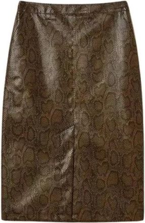 Twinset Pencil Skirts - Dames - Kokerrokken - Bruin - M - Rokken
