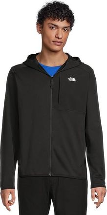 The North Face TNFtm Performance Fleece Full Zip Hoodie Mens Jacket TNF Black : 2XL, Elastane/Polyester