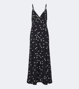 Dolce & Gabbana Abito midi in misto seta