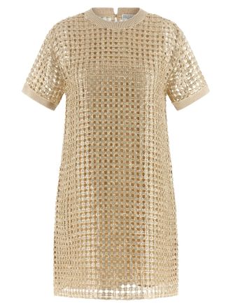 Brunello Cucinelli Womens Dazzling Knit Dress