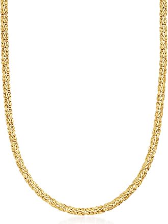 Canaria Canaria 10kt Yellow Gold Byzantine Necklace