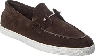 Christian Louboutin Chambeliboat Suede Boat Shoe