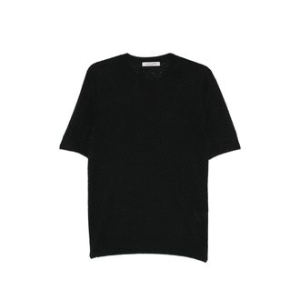 La Fileria Short-sleeve Ribbed T-shirt