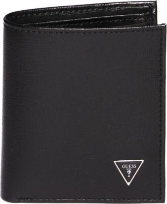 Guess Mito Mini Portemonnee - Heren - Portefeuilles - Zwart - ONE Size - Leer - Accessoires