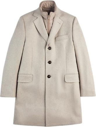 Fay Stijlvolle Pet voor Dagelijks Gebruik - Heren - Mantel - Beige - L - Jassen
