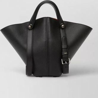 Maison Margiela dress age small bucket leather bag