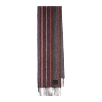Paul Smith Lamswol Streep Sjaal - Heren - Accessoires - Veelkleurig - Maat: ONE Size Wol