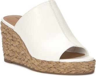 Lucky Brand Cabriah Wedge Slide Sandal in White at Nordstrom, Size 7.5